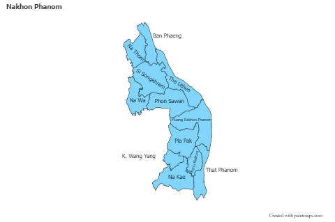 Sample Maps for Nakhon Phanom (blue)