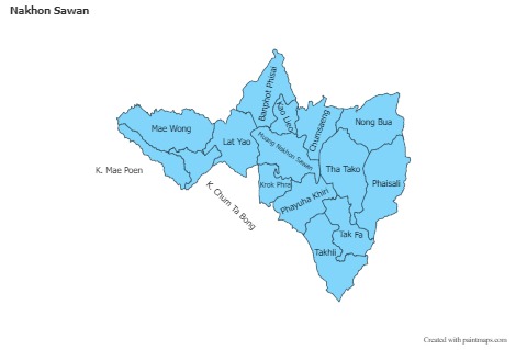 Sample Maps for Nakhon Sawan (blue)