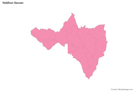Sample Maps for Nakhon Sawan (pink,outline)