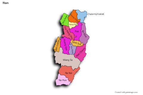 Mapas de muestra para Nan (coloreado,sombrío)