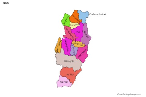 Mapas de muestra para Nan (coloreado)