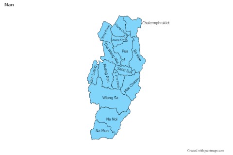 Mapas de muestra para Nan (azul)