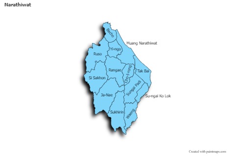 Sample Maps for Narathiwat (blue,shadowy)