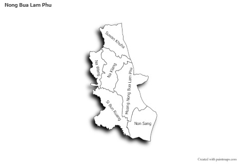 Sample Maps for Nong Bua Lam Phu (black-white,shadowy)
