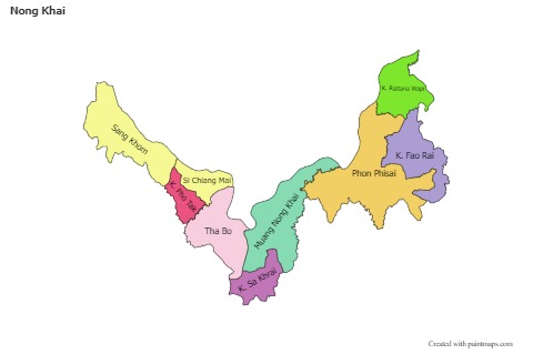 Sample Maps for Nong Khai (colored)