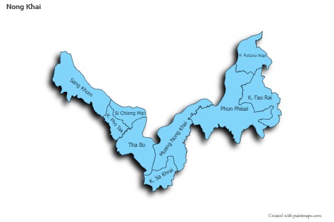 Sample Maps for Nong Khai (blue,shadowy)