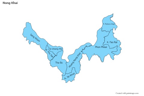 Sample Maps for Nong Khai (blue)