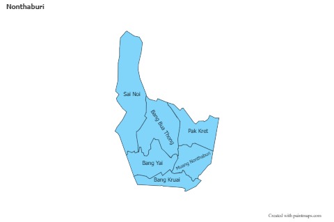 Sample Maps for Nonthaburi (blue)