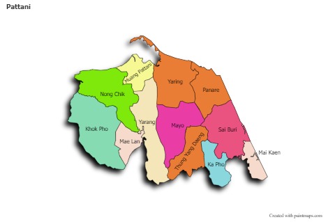 Sample Maps for Pattani (colored,shadowy)