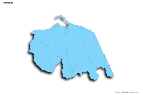 Sample Maps for Pattani (blue,outline,shadowy)