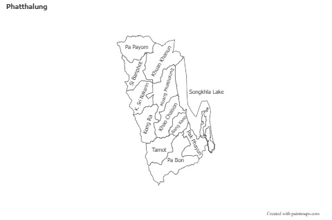 Sample Maps for Phatthalung (black-white)