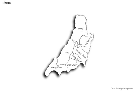 Mapas de muestra para Phrae (blanco-negro,sombrío)