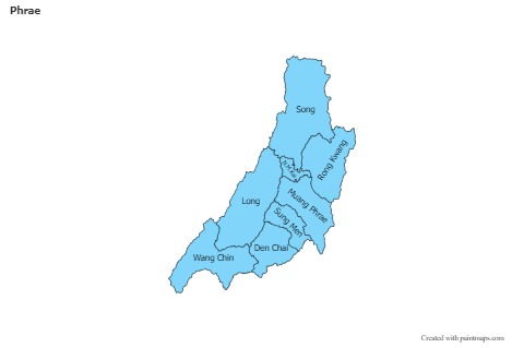 Mapas de muestra para Phrae (azul)