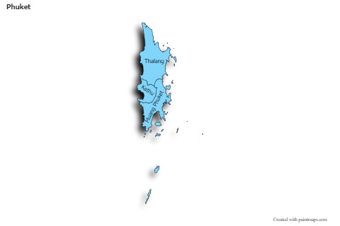 Sample Maps for Phuket (blue,shadowy)