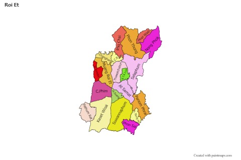 Sample Maps for Roi Et (colored)