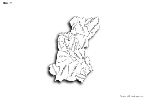 Sample Maps for Roi Et (black-white,shadowy)