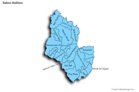 Sample Maps for Sakon Nakhon (blue,shadowy)