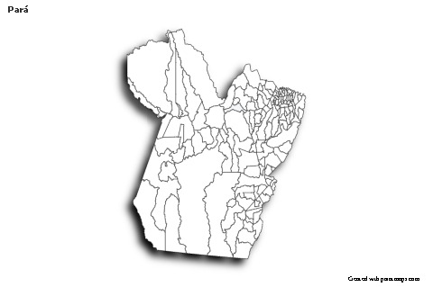 Pará için Örnek Haritalar (siyah-beyaz)