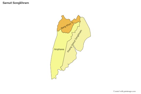 Samut Songkhram için Örnek Haritalar (renkli)