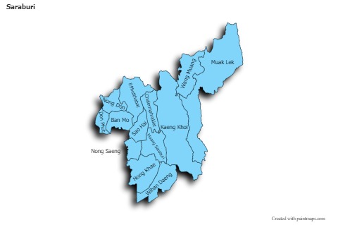 Sample Maps for Saraburi (blue,shadowy)