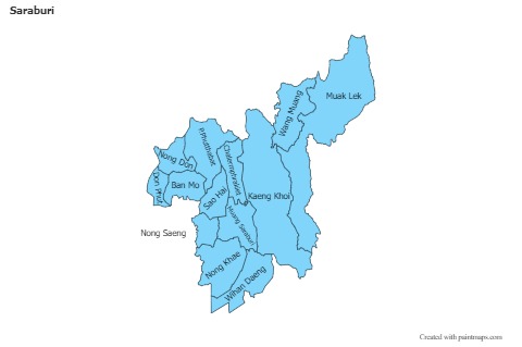 Sample Maps for Saraburi (blue)
