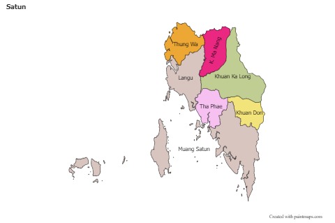 Sample Maps for Satun (colored)