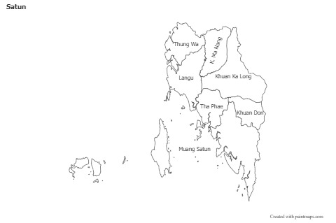 Sample Maps for Satun (black-white)