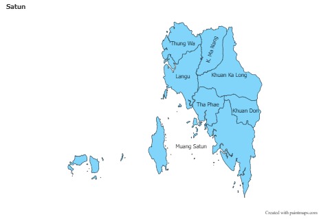 Sample Maps for Satun (blue)