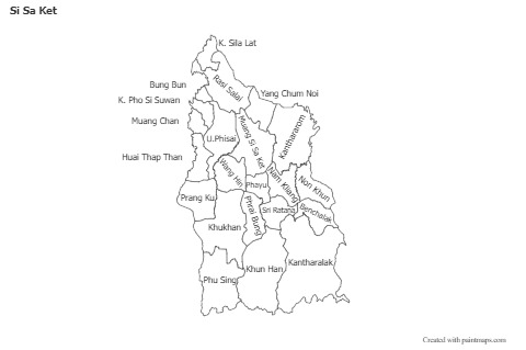 Sample Maps for Si Sa Ket (black-white)
