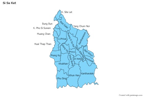 Sample Maps for Si Sa Ket (blue)