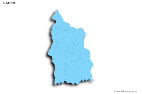 Sample Maps for Si Sa Ket (blue,outline,shadowy)