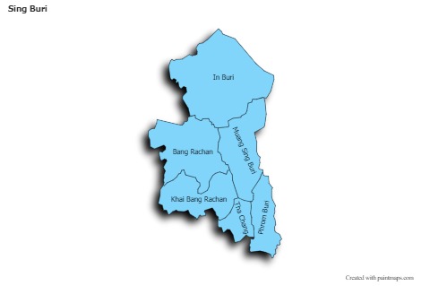 Sample Maps for Sing Buri (blue,shadowy)