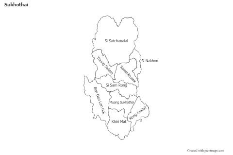 Sample Maps for Sukhothai (black-white)