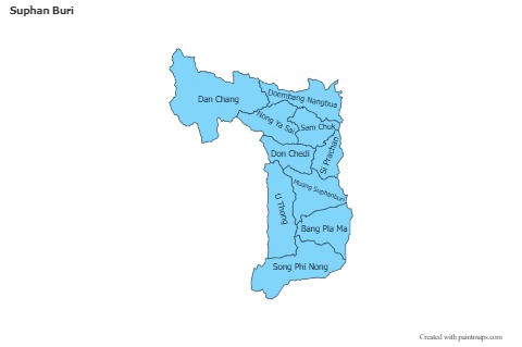 Sample Maps for Suphan Buri (blue)