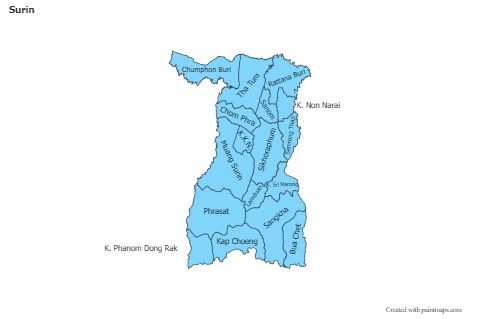 Sample Maps for Surin (blue)