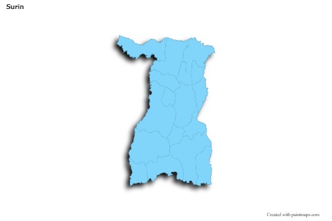 Sample Maps for Surin (blue,outline,shadowy)