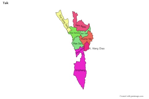 Sample Maps for Tak (colored)