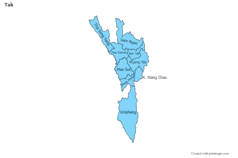 Sample Maps for Tak (blue)