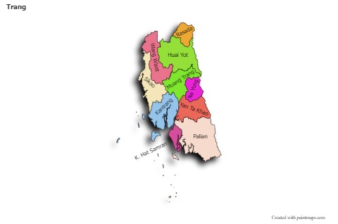 Mapas de muestra para Trang (coloreado,sombrío)