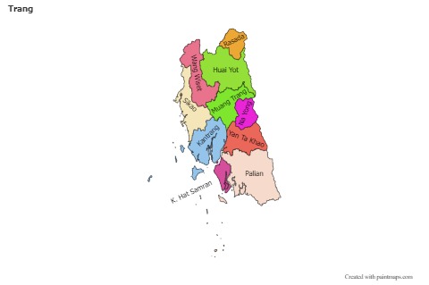 Mapas de muestra para Trang (coloreado)