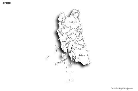 Mapas de muestra para Trang (blanco-negro,sombrío)