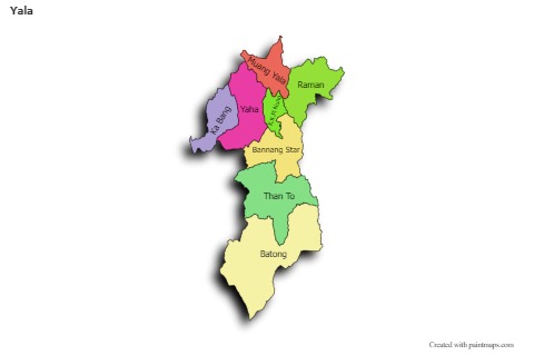 Sample Maps for Yala (colored,shadowy)