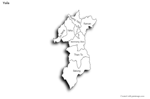 Sample Maps for Yala (black-white,shadowy)