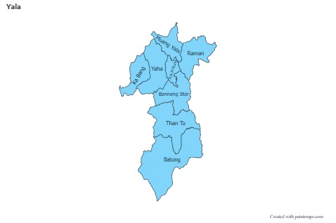 Sample Maps for Yala (blue)