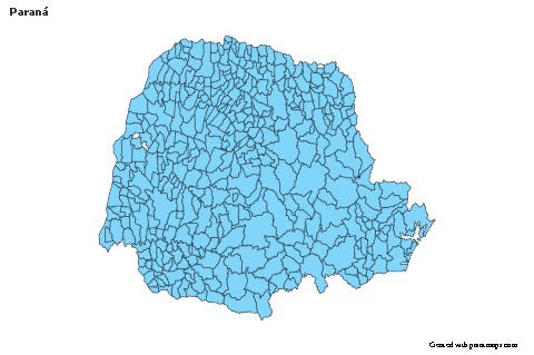 Mapas de muestra para Paraná (azul)