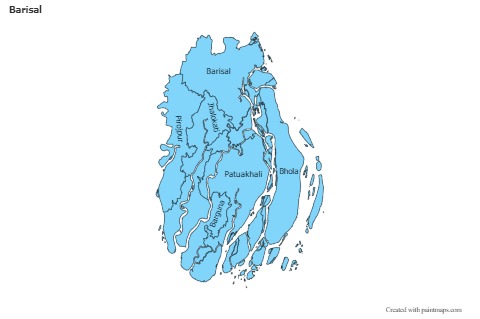 Sample Maps for Barisal (blue)