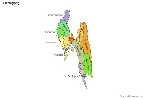 Sample Maps for Chittagong (colored)