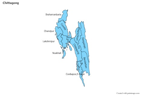 Sample Maps for Chittagong (blue)