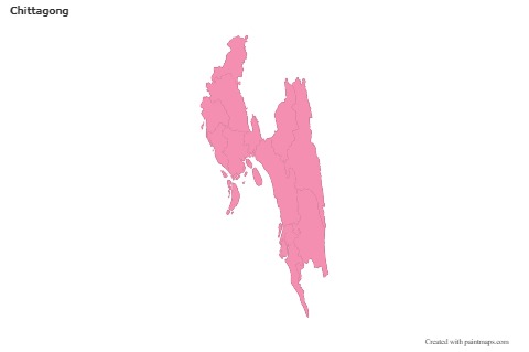 Sample Maps for Chittagong (pink,outline)