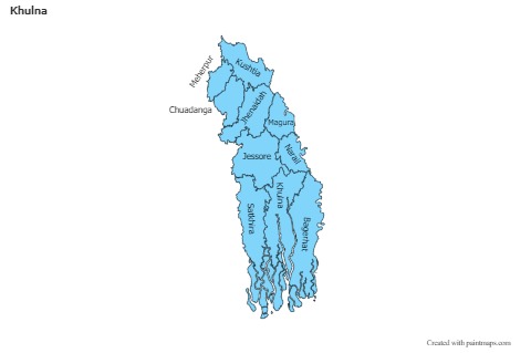 Sample Maps for Khulna (blue)